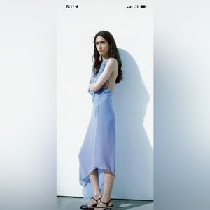 Zara asymmetric  cape dress XL